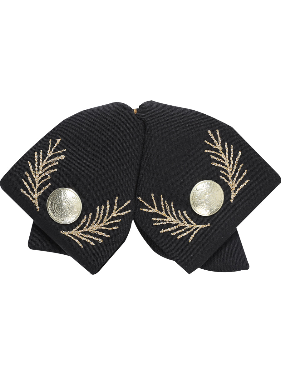 Adult
Mexican Charro Bow Tie 100% Polyester Black/Gold 601107