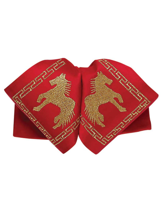 Adult 
Mexican Charro Bow Tie 100% Polyester Red/Gold 600122