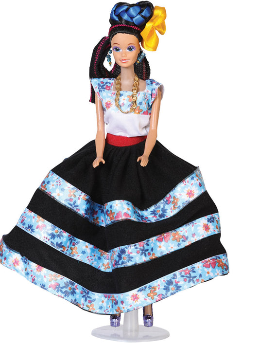 Artisanal Decorative Doll Mexican State Michoacan Multicolor 601917