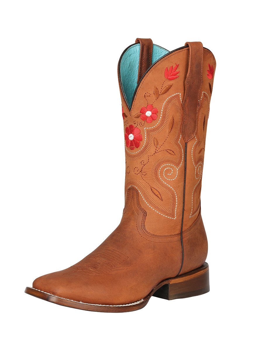 Botas de Cuero Crazy Original para Mujer Horma Rodeo Shedron