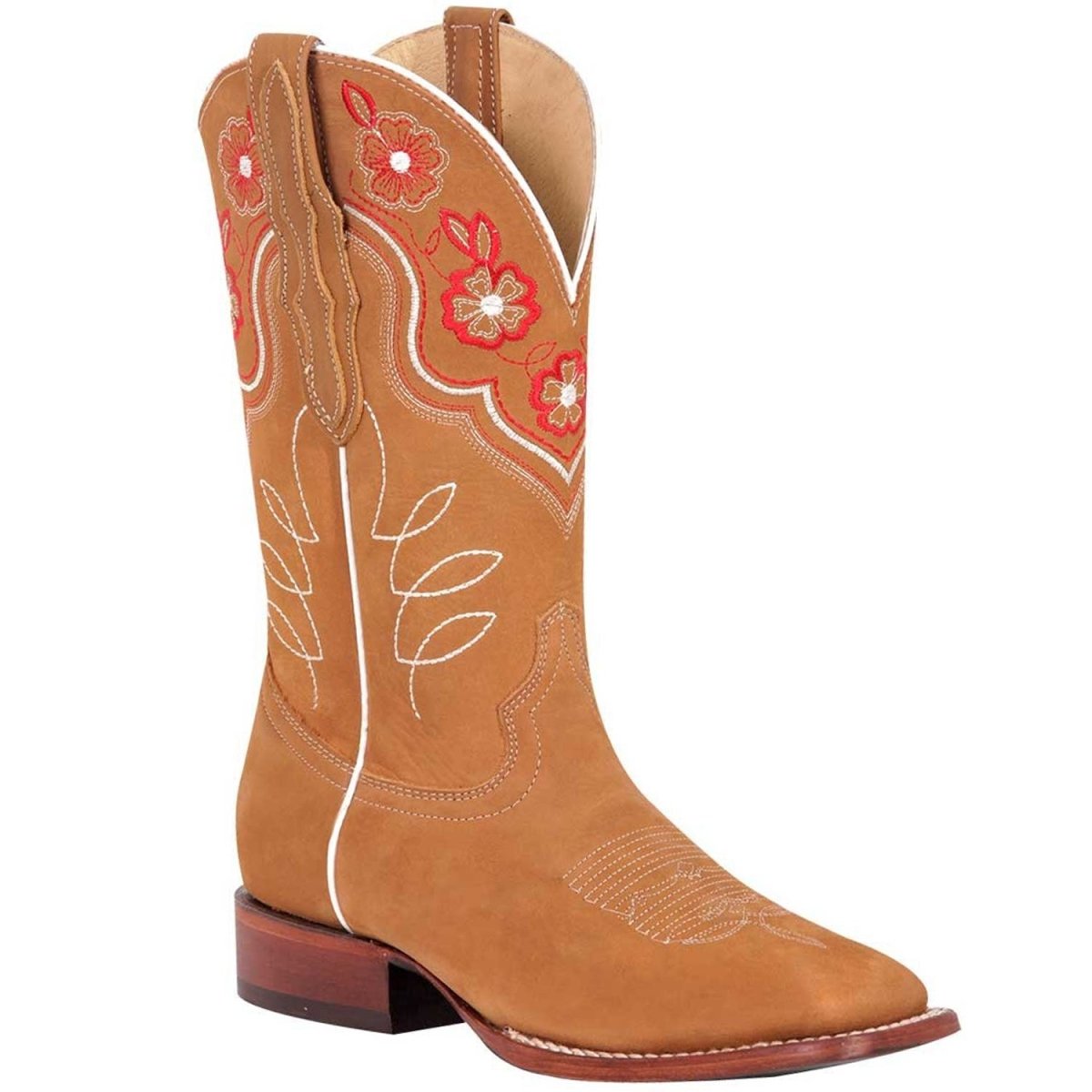 Botas de Gamuza Original para Mujer Horma Rodeo Durazno