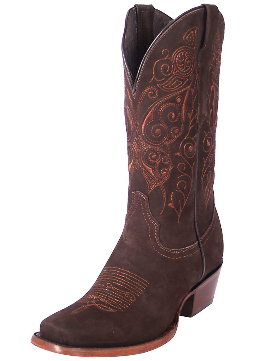 Botas de Gamuza Original para Mujer en Horma Rodeo