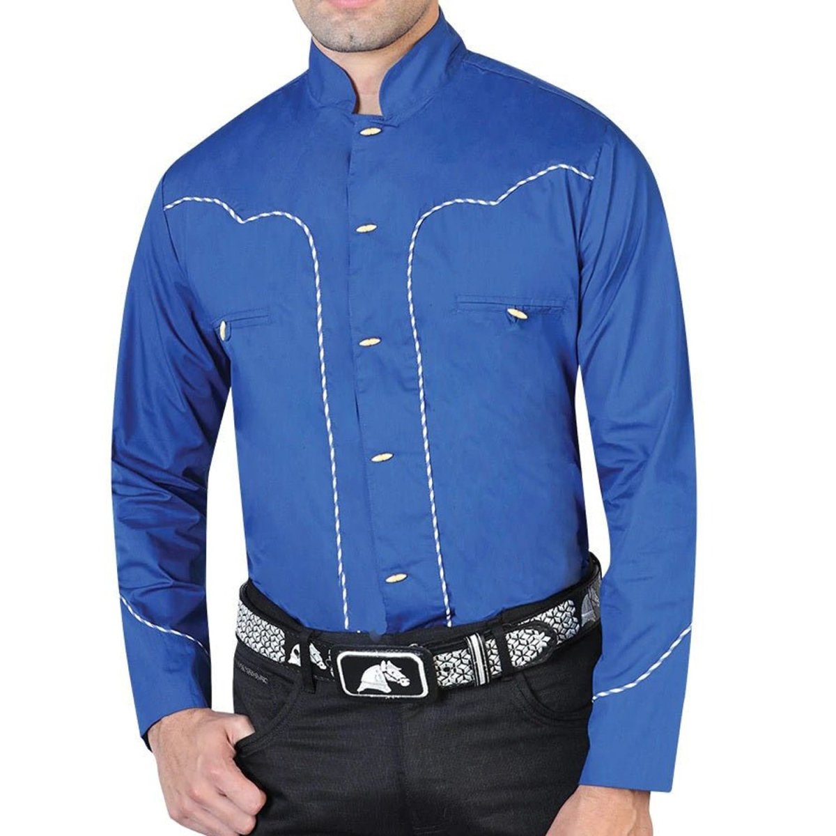 Camisa Charra Bordada El General (42530)