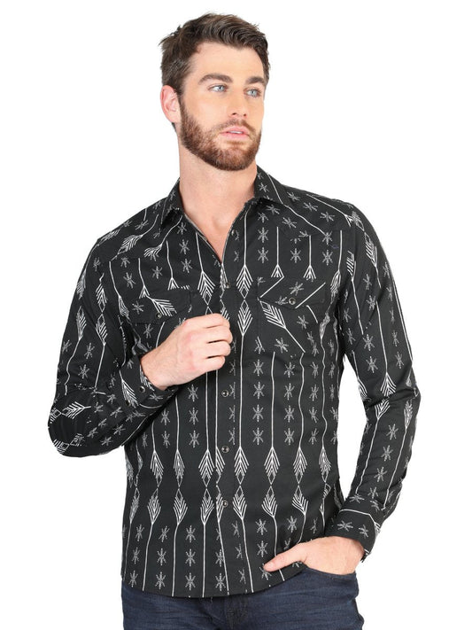 Camisa de Moda Color Black/White (44433)