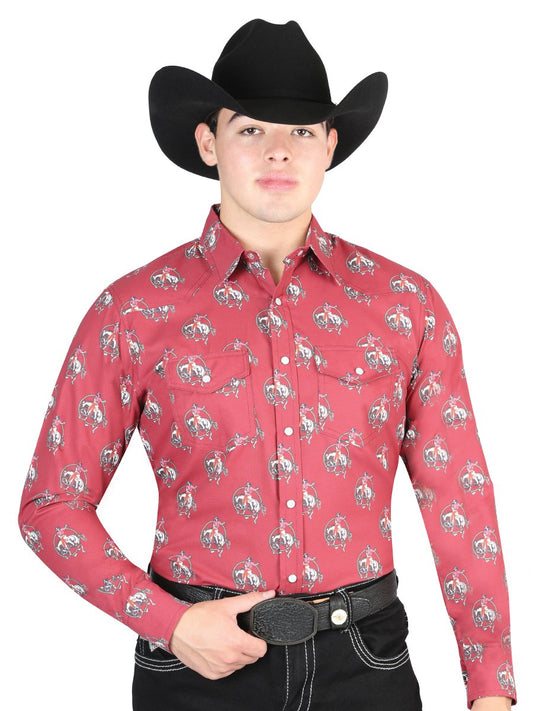 Camisa de Moda Color Rojo (44306)