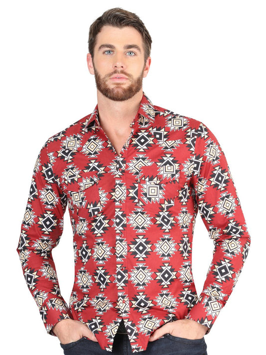 Camisa de Moda Color Rojo (44404)