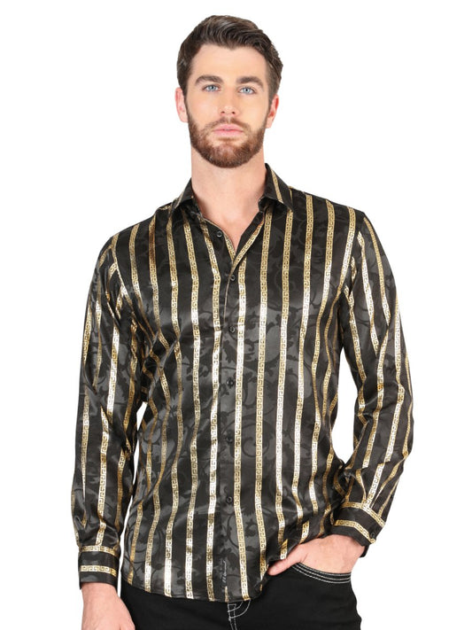 Camisa de Moda El Señor de los Cielos Color Black/Gold (44554)