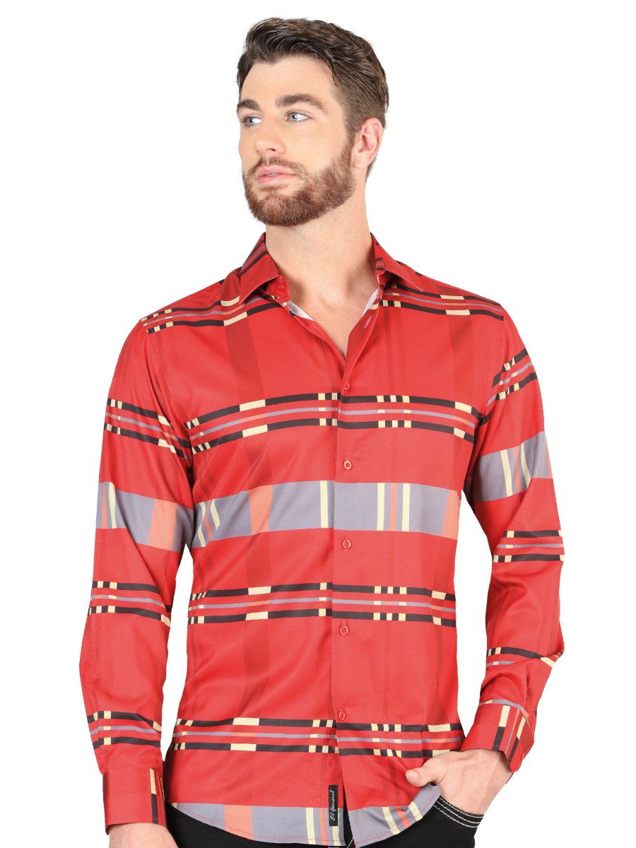 Camisa de Moda El Señor de Los Cielos Color Rojo (44601)