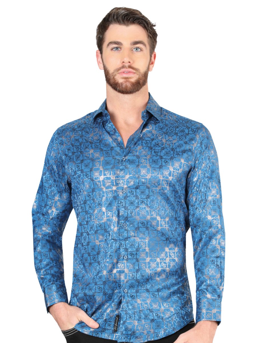 Camisa de Moda El Señor de los Cielos Color Teal (44573)