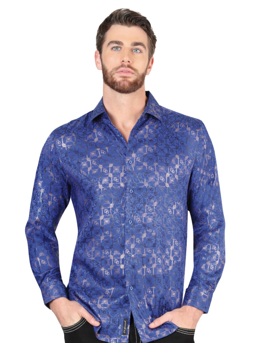 Camisa de Moda El Señor de los Cielos Royal Blue (44575)