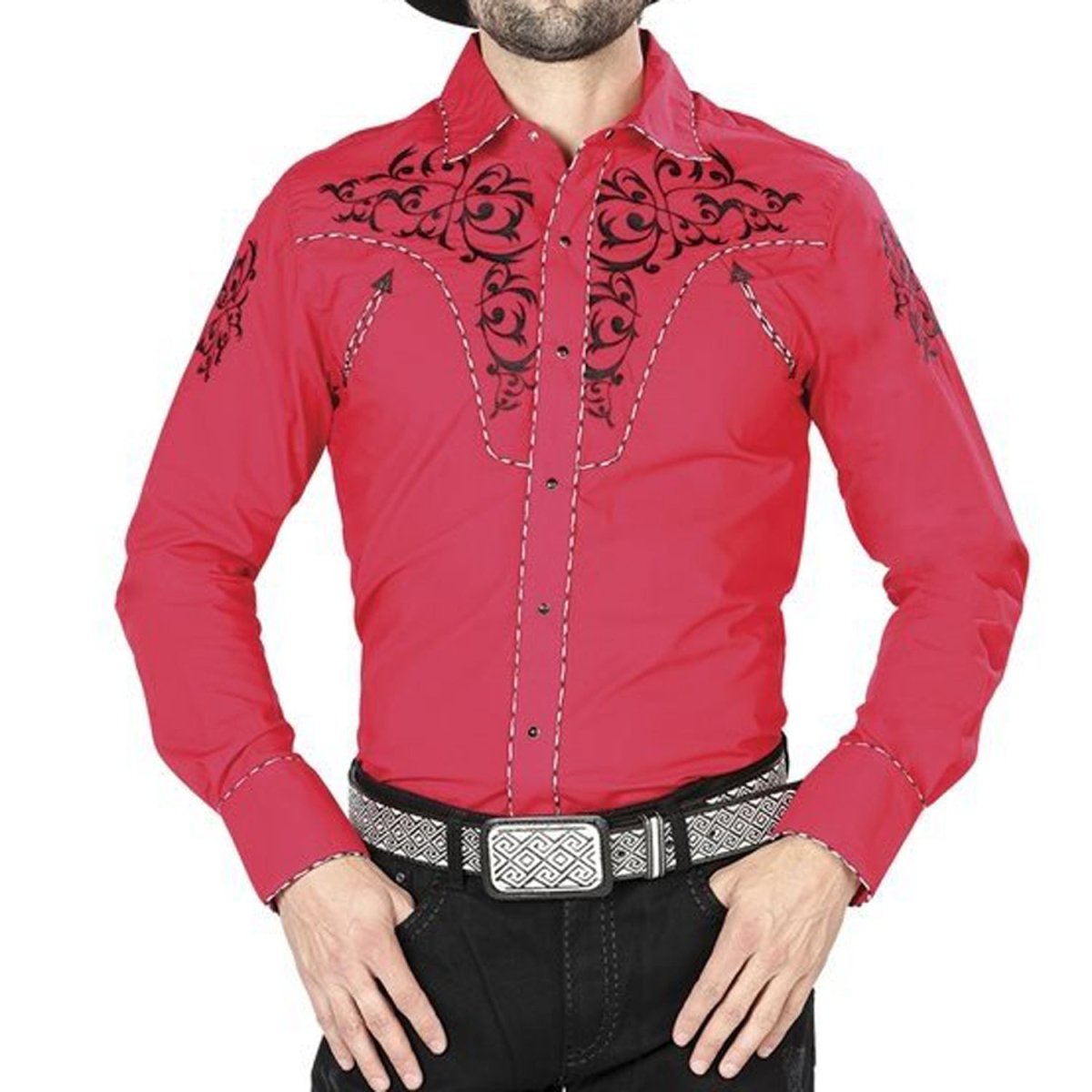 Camisa Vaquera Bordada El General (40992)