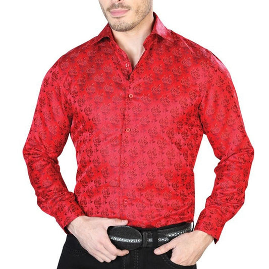 Camisa Vaquera de Moda El Señor de los Cielos Color Rojo (43739)