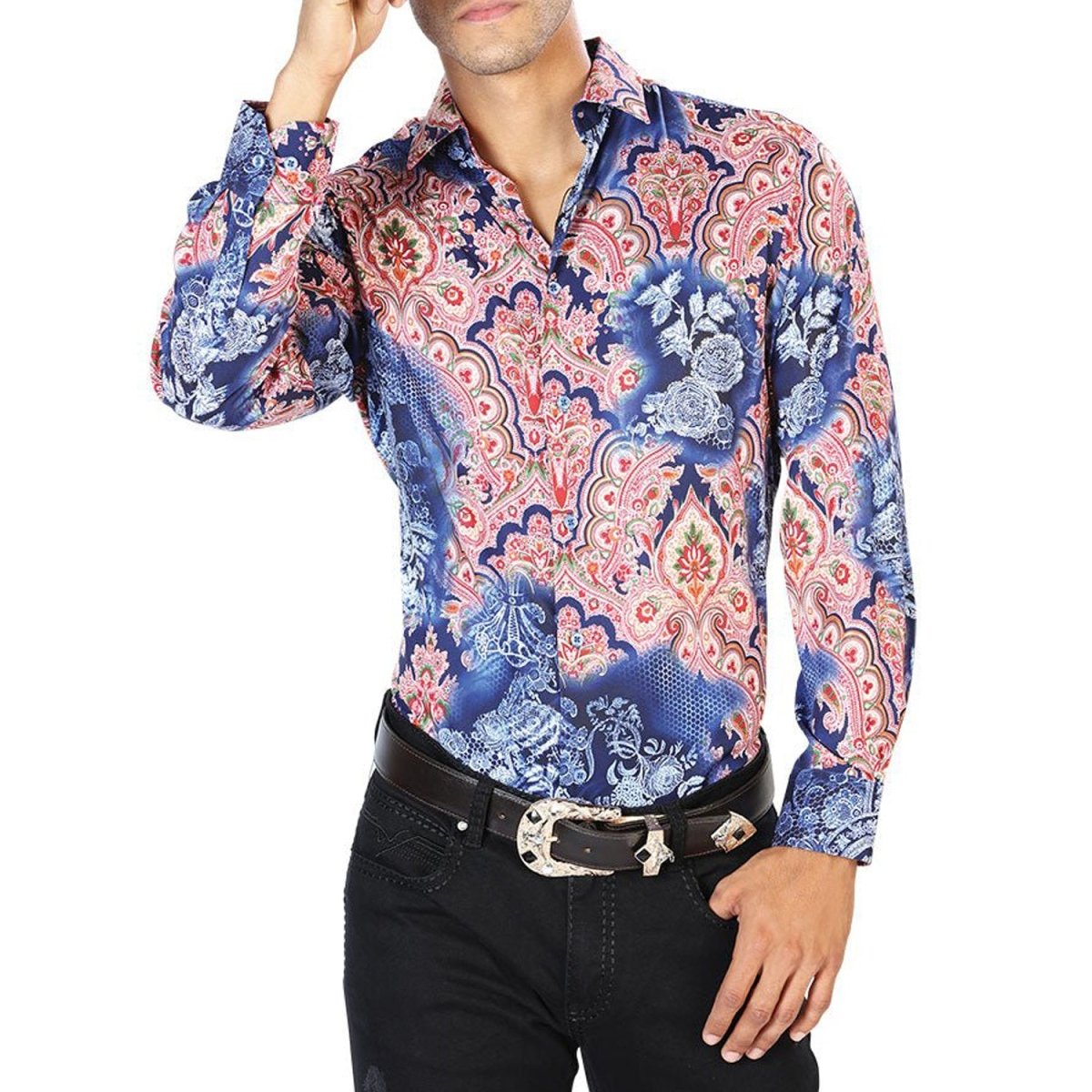 Camisa Vaquera de Moda El Señor de los Cielos (43580)