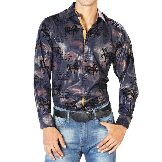 Camisa Vaquera de Moda El Señor de los Cielos (43594)