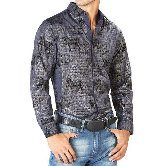 Camisa Vaquera de Moda El Señor de los Cielos (43598)