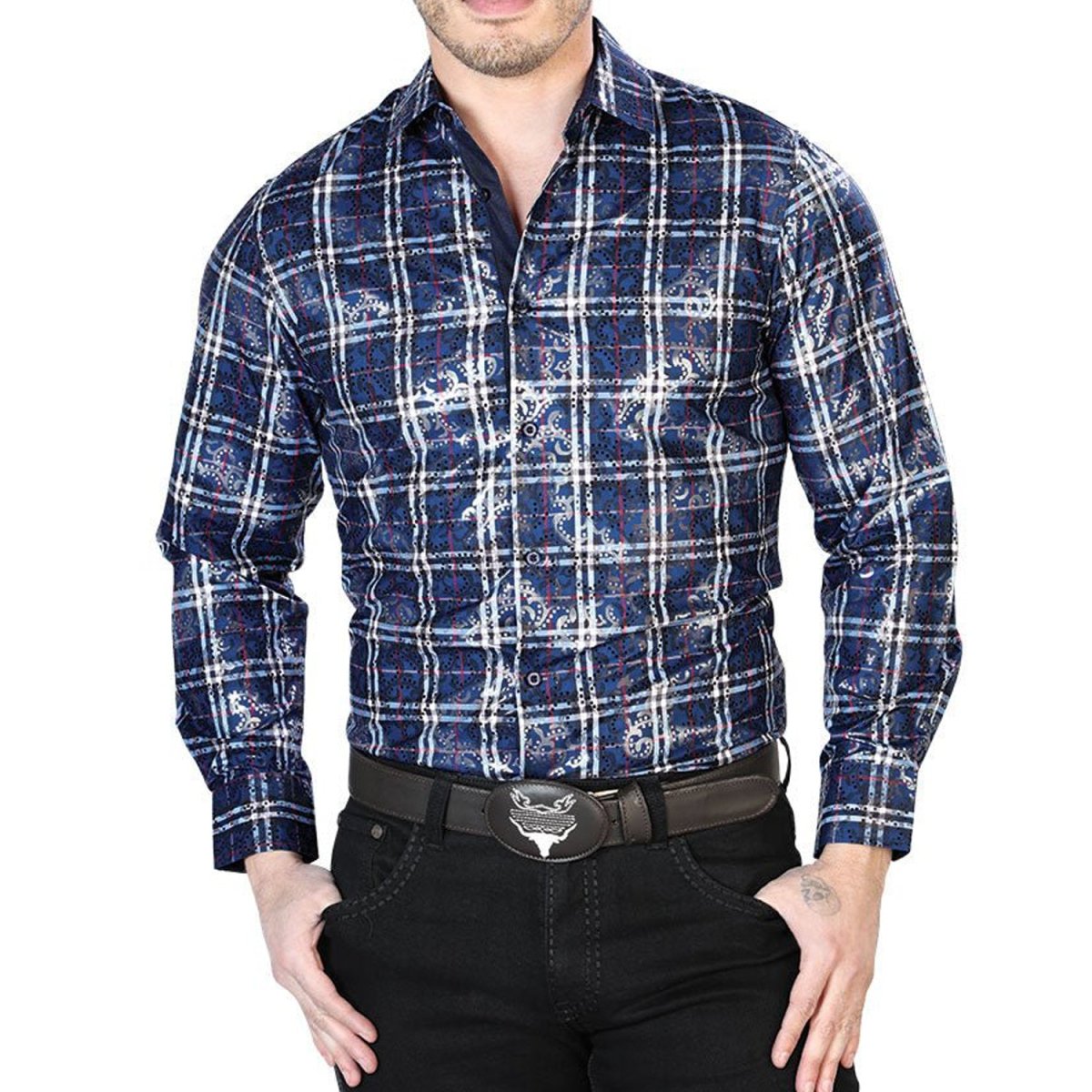 Camisa Vaquera de Moda El Señor de los Cielos (43821)