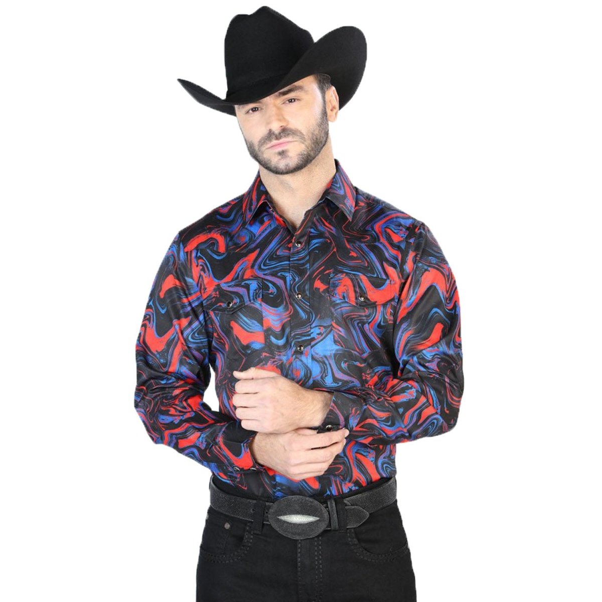 Camisa Vaquera de Moda El Señor de los Cielos (44080)