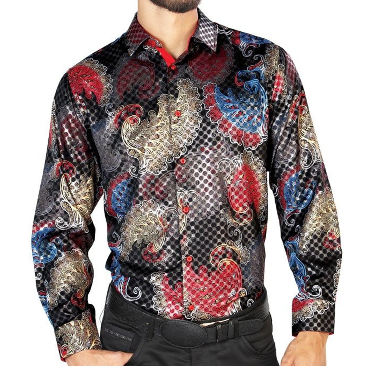 Camisa Vaquera de Moda El Señor de los Cielos Multicolor (43836)